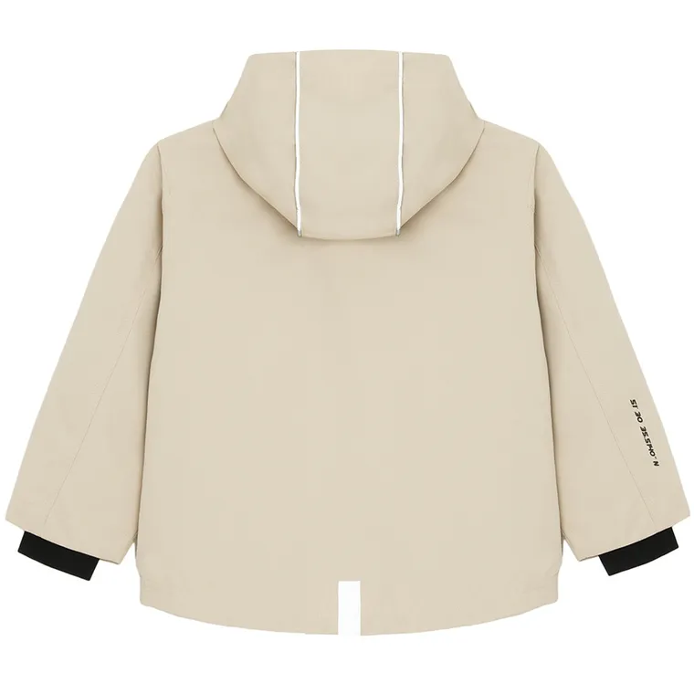 Cool Club, Kurtka z kapturem chłopięca, beżowa
