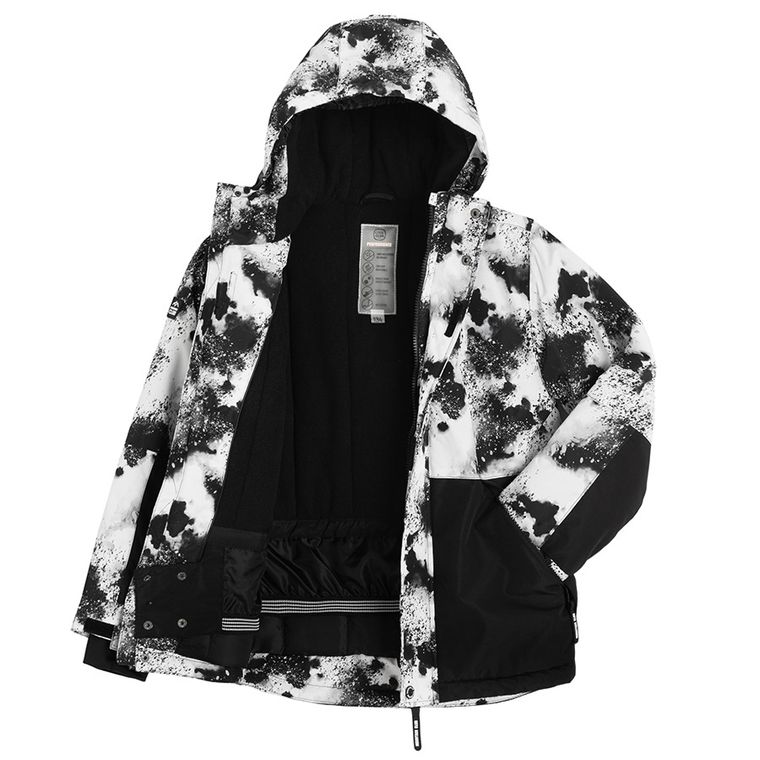 Cool Club, Wodoszczelna kurtka narciarska chłopięca z kapturem, ocieplana, mix