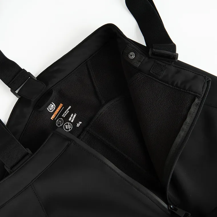 Cool Club, Wodoszczelne spodnie narciarskie softshell dziewczęce, czarne