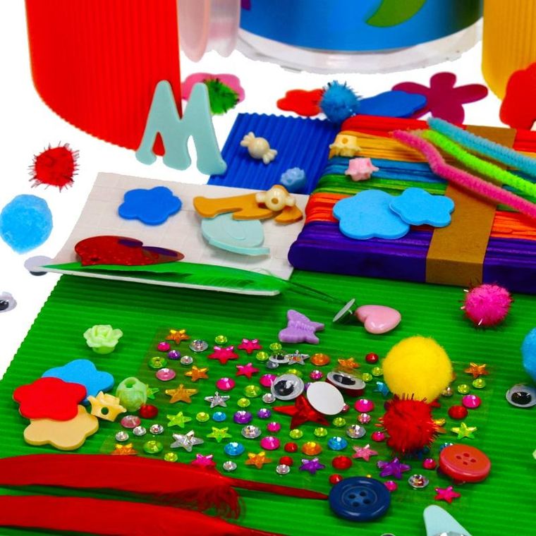 Craft With Fun, Zestaw Kreatywny, 500 elementów