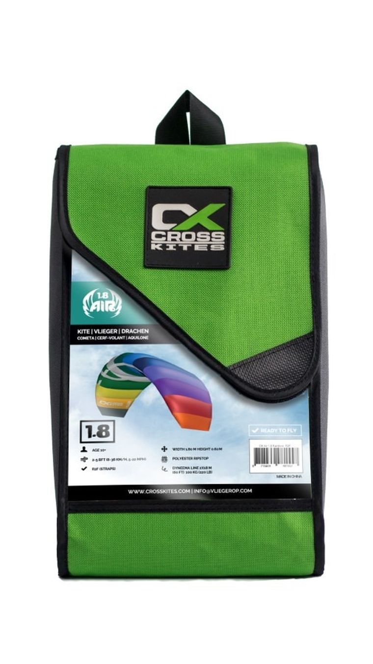 Cross Kites, Air 2.1 Blue-Green, latawiec treningowy