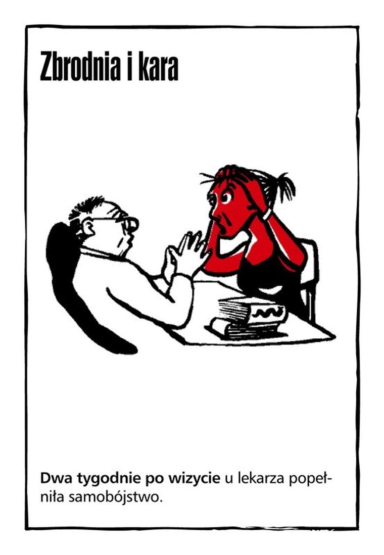 Czarne Historie, Głupia śmierć 2, gra karciana