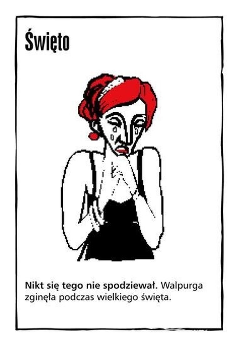 Czarne Historie, Tajemnice zaświatów, gra karciana