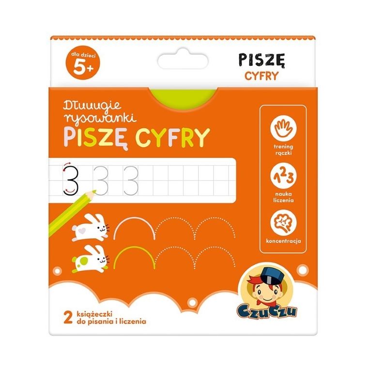 CzuCzu, Dłuuugie rysowanki, Piszę cyfry, 5+