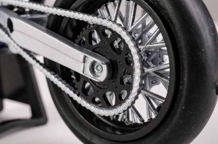 Daffi, Husqvarna FS450 2019, motocykl, model metalowy, 1:12