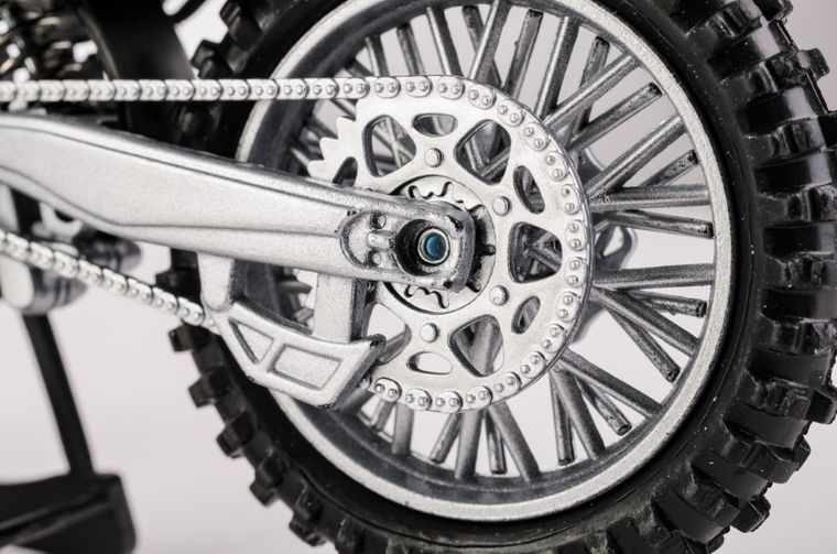 Daffi, KTM 350 SX-F, motocykl, model metalowy, 1:12