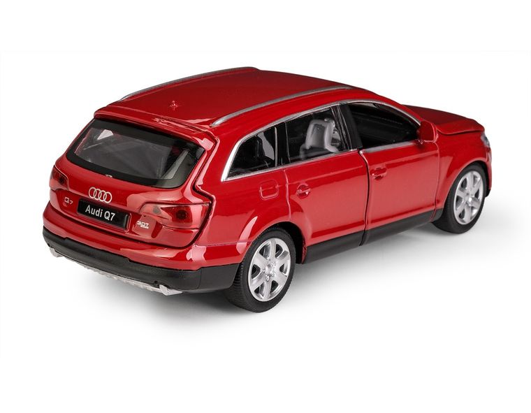 Daffi, MSZ, Audi Q7, pojazd, model metalowy, czerwony, 1:32