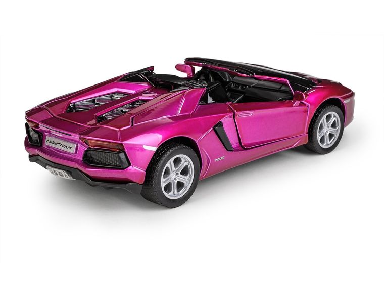 Daffi, MSZ, Lamborghini Aventador Roadster, pojazd, model metalowy, różowy, 1:32