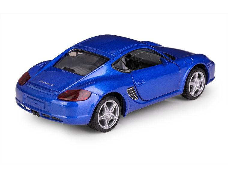 Daffi, MSZ, Porsche Cayman S, pojazd, model metalowy, niebieski, 1:32