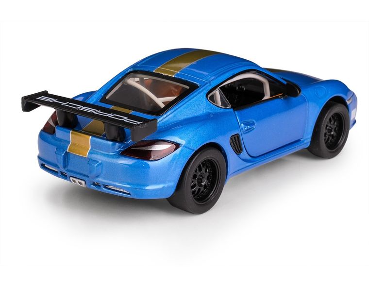 Daffi, MSZ, Porsche Cayman S, pojazd, model metalowy, niebieski, 1:32