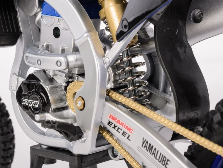 Daffi, Yamaha YZ450F Star Racing Team Bike 2022 Rider: Cooper Webb No.2, motocykl, model metalowy, 1:6