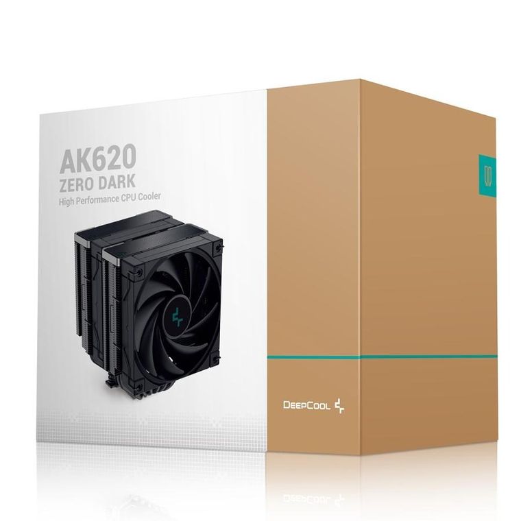 Deepcool, chłodzenie komputerowe, AK620 Zero Dark