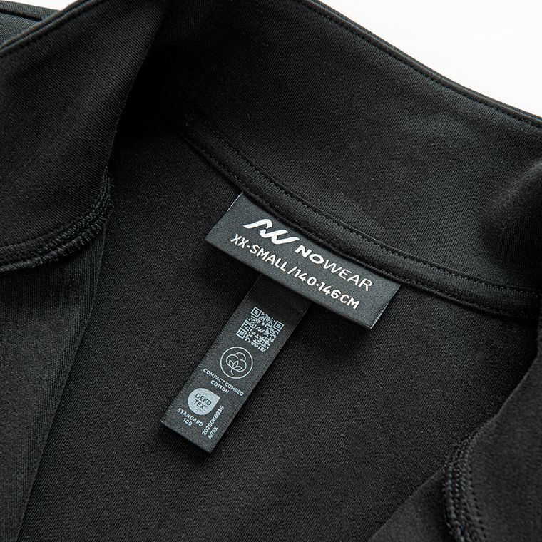 Dopasowana bluza sportowa crop z rozpięciem NOWEAR