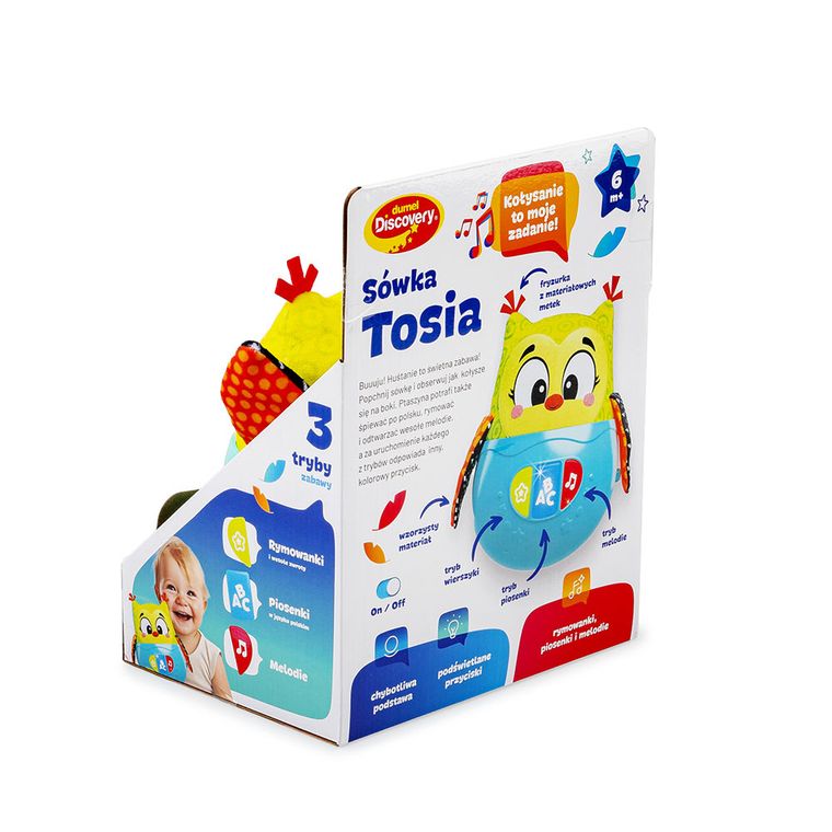 Dumel Discovery, Sówka Tosia, interaktywna wańka-wstańka