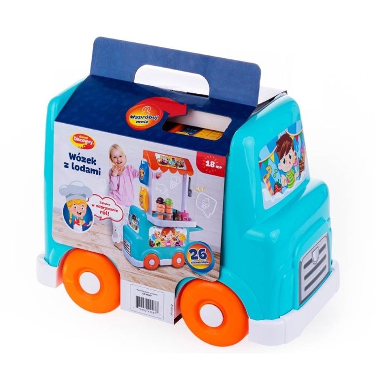 Dumel Discovery, Wózek z lodami, zestaw do odgrywania ról