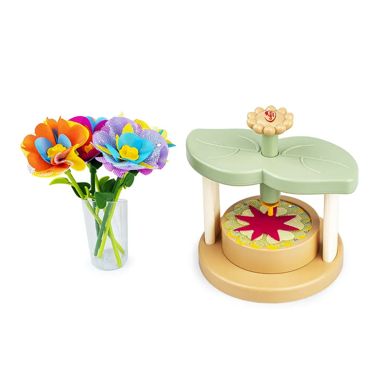 Dumel, Fabryka Radości, Kolorowe kwiaty, zestaw kreatywny do tworzenia kwiatów