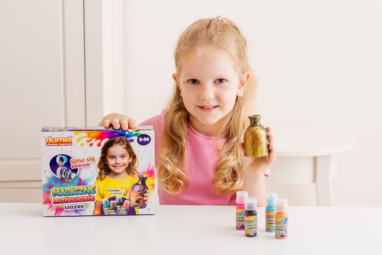 Dumel, Magiczne Malowanie, Wazon, zestaw kreatywny