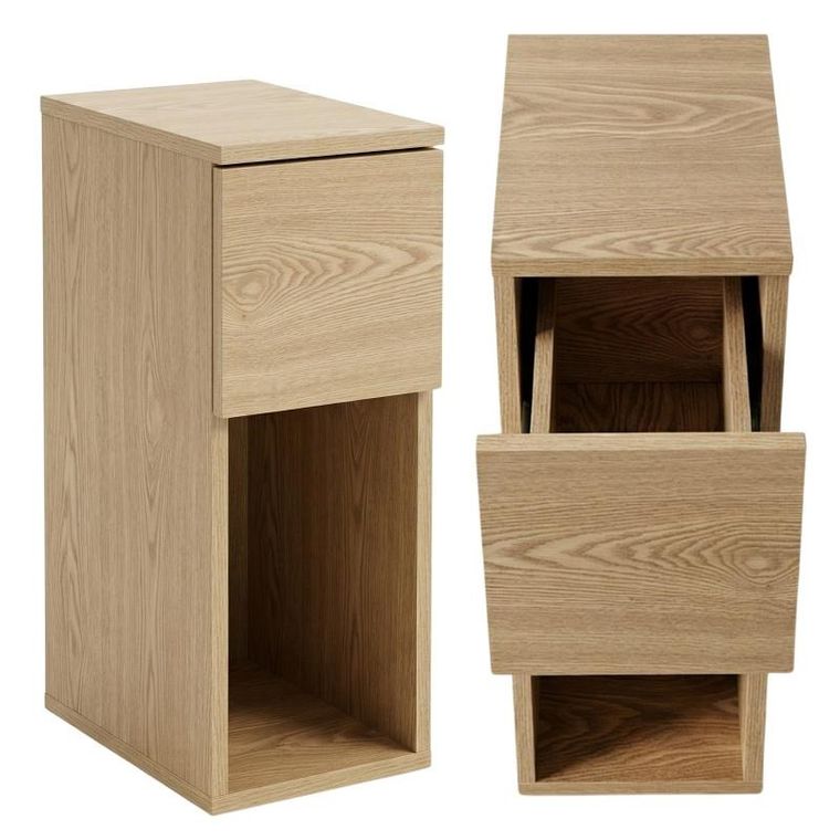Edaxo, Teny, wąski stolik pomocniczny, 20-30-55 cm