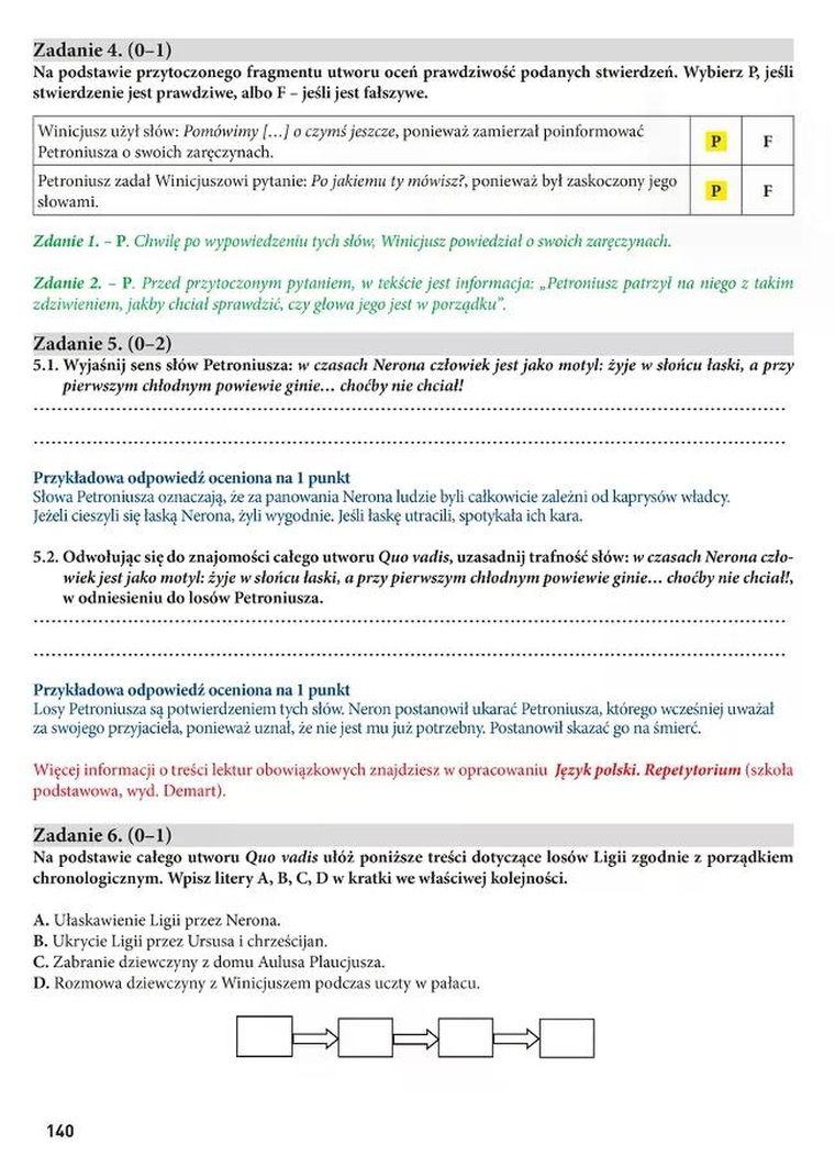 Egzamin ósmoklasisty. Język polski. Arkusze egzaminacyjne