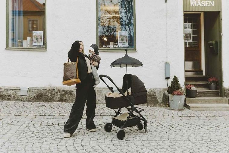 Elodie Details, Mondo, gondola do wózka spacerowego, Black