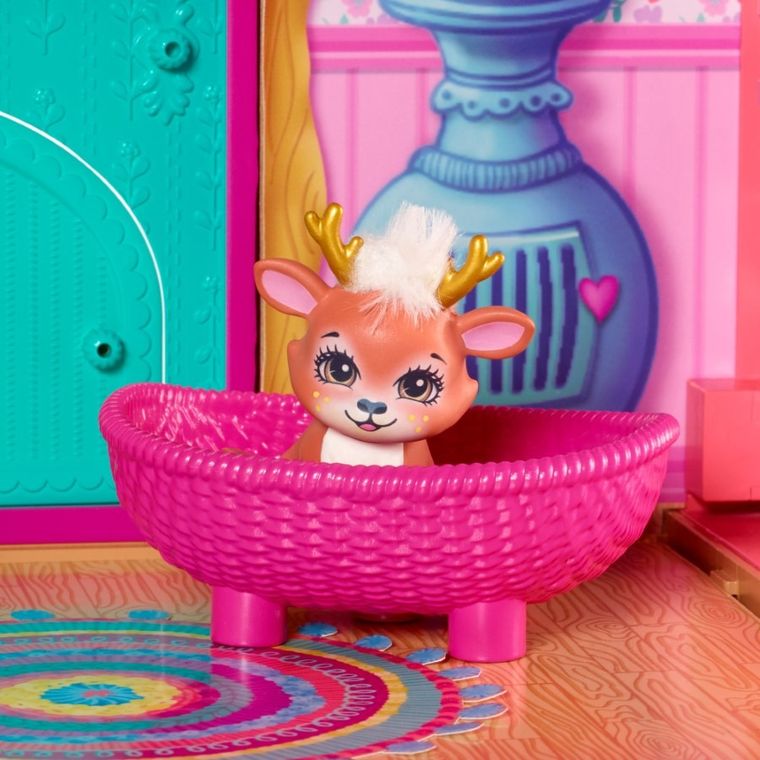 Enchantimals, Domek jelonków, zestaw z lalką i akcesoriami