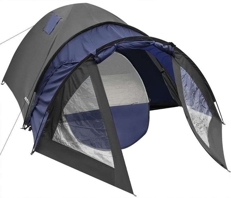 Enero Camp, Cool, namiot 4-osobowy, czarno-niebieski