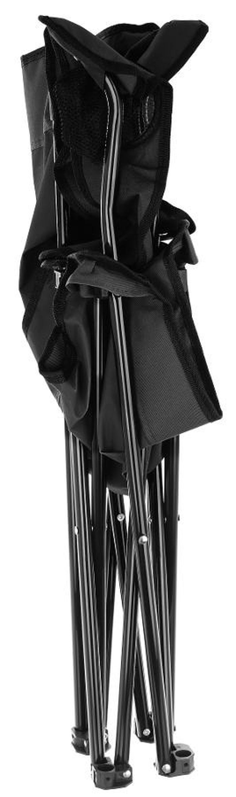 Enero Camp, krzesło turystyczne składane, czarne, 50-50-80 cm