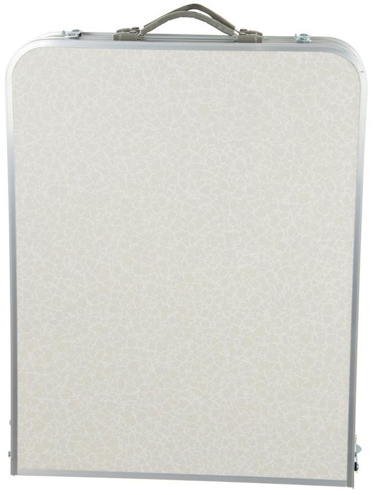 Enero Camp, składany stolik turystyczny, z szafą, 120-47-70/62/54 cm