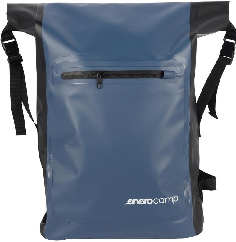 Enero Camp, wodoszczelny plecak turystyczny, granatowy, 25l