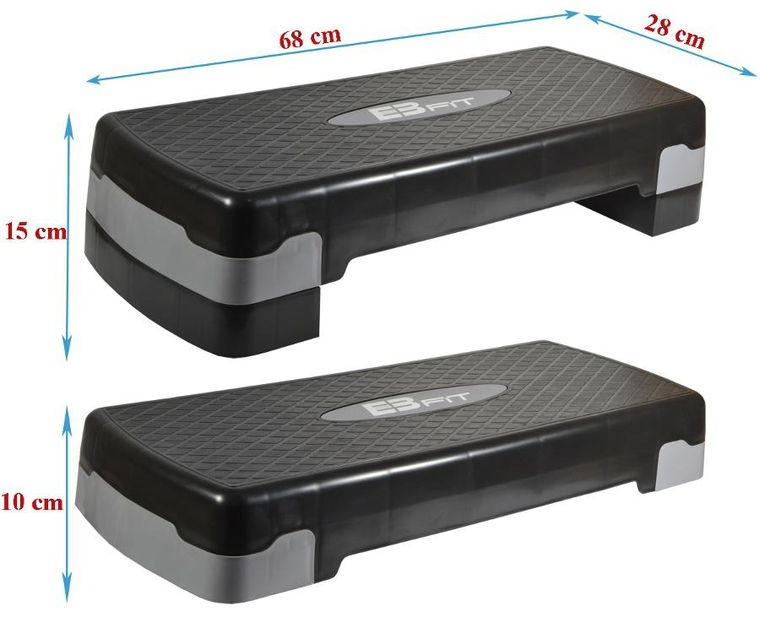 Enero fit, step do aerobicu, 2 stopniowa regulacja, 68-28 cm