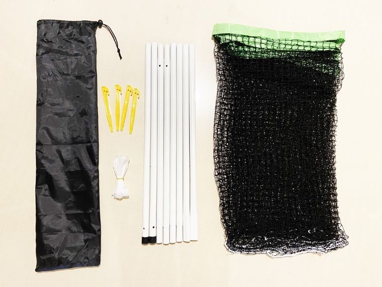 Enero, siatka do badmintona ze słupkami, 609-220 cm