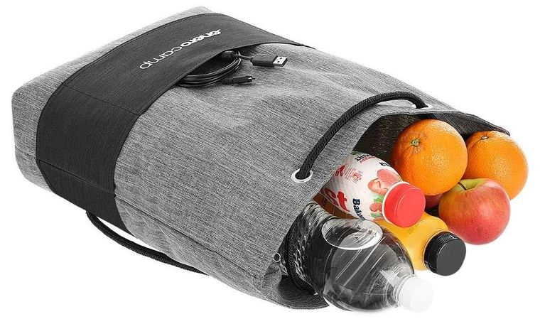 Enero, torba termiczna, plecak 2w1, szara, 41-14-45 cm