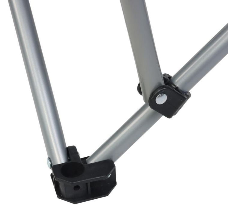 Enero, Trip, fotel turystyczny składany, czarny, 83-80-40 cm