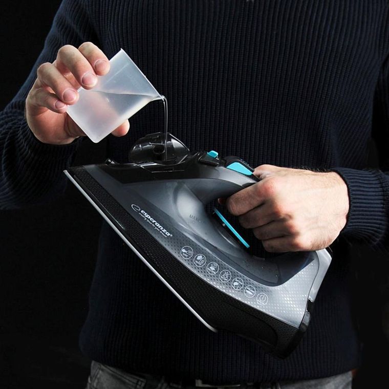 Esperanza, Velvet Ceramic, żelazko parowe bezprzewodowe, 2600W