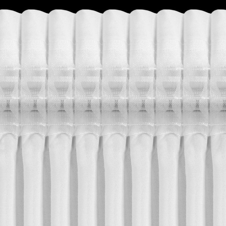 Eurofirany, firana gotowa Dalia, na taśmie, 350-150 cm, biały