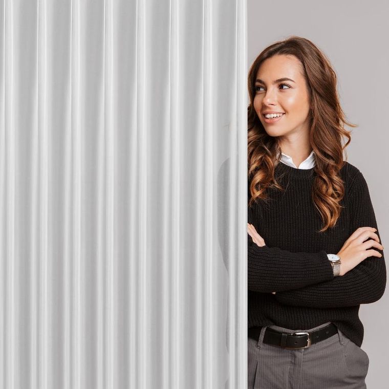 Eurofirany, firana gotowa Lucy, 400-270 cm, biały