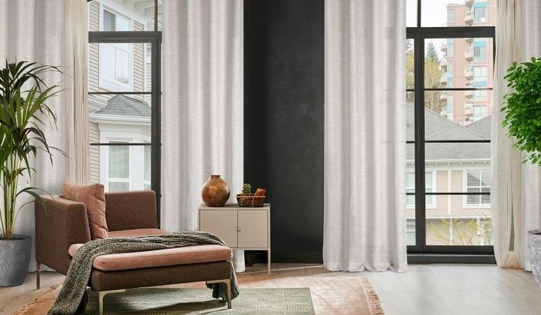 Eurofirany, zasłona gotowa, Anita, 140-250 cm, naturalny