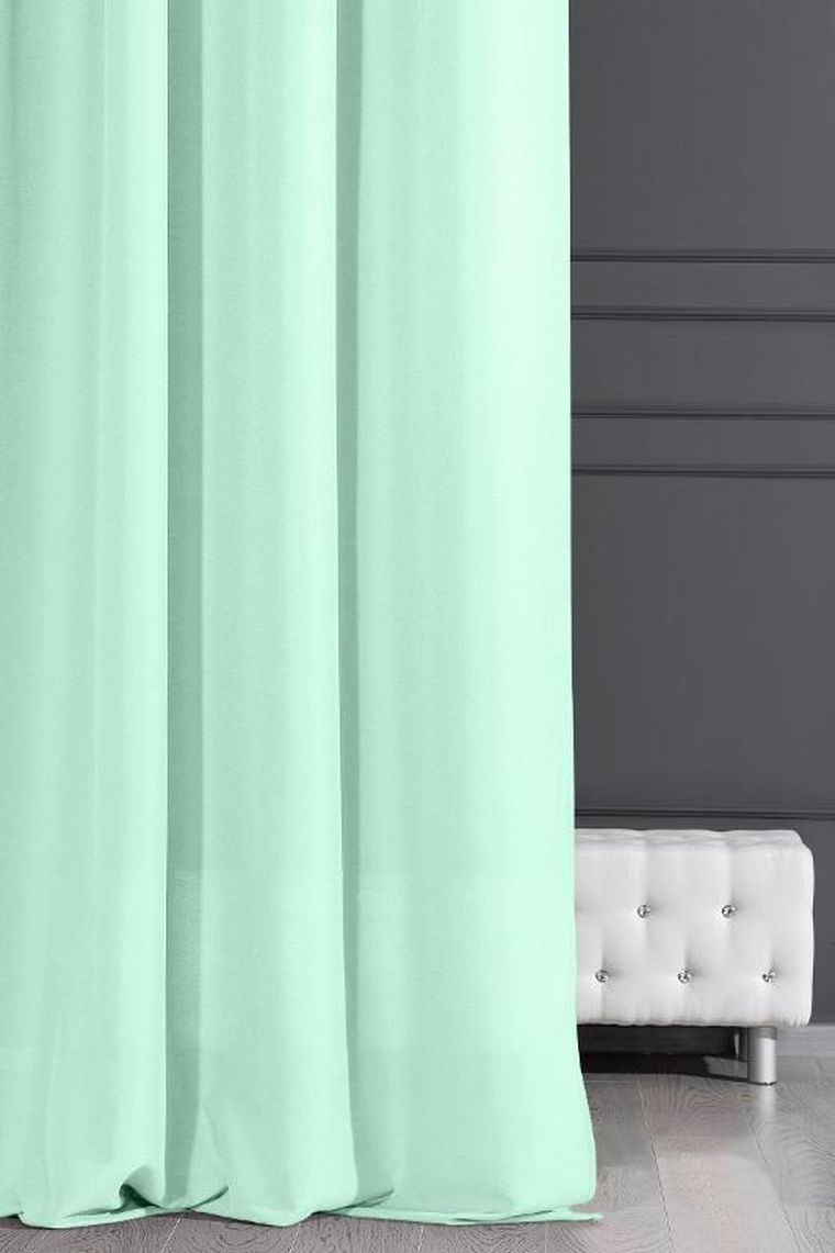 Eurofirany, zasłona gotowa D91 Adore, 140-250 cm, jasnomiętowy