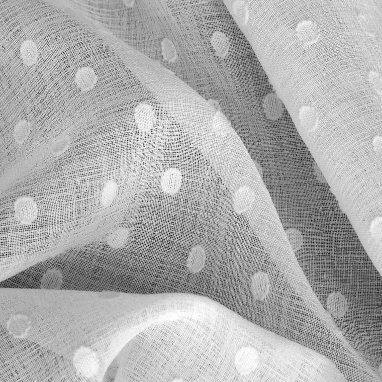 Eurofirany, zasłona gotowa, Hania, 140-250 cm, biały