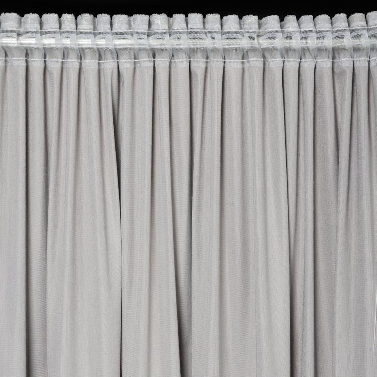 Eurofirany, zasłona gotowa, Ingrid, na taśmie, 140-270 cm, stalowy