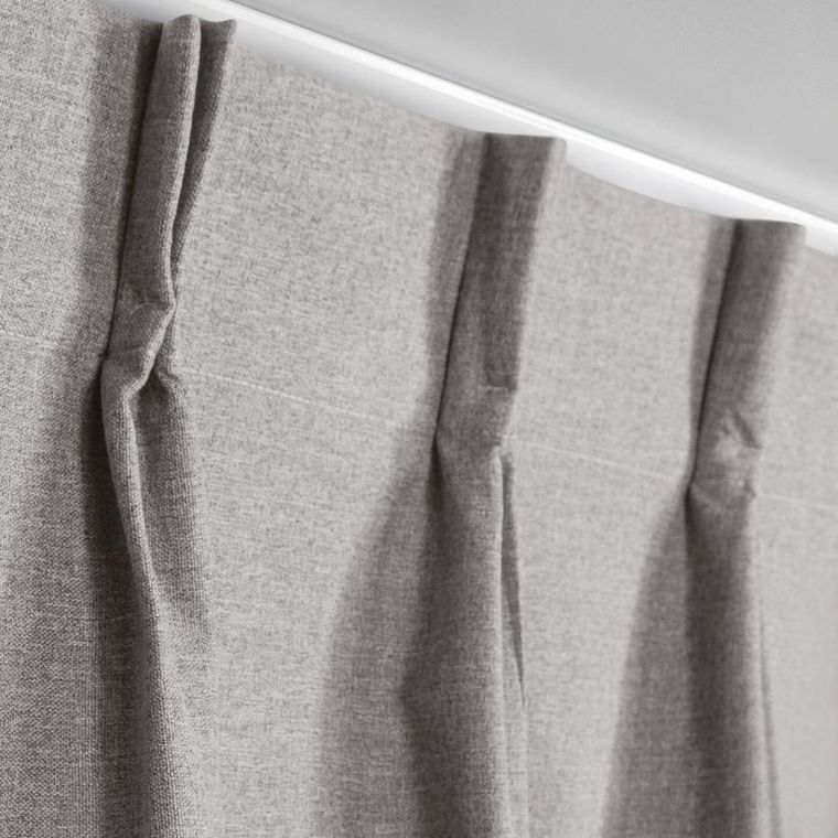 Eurofirany, zasłona gotowa, Nelisa, 125-270 cm, ciemnobeżowy