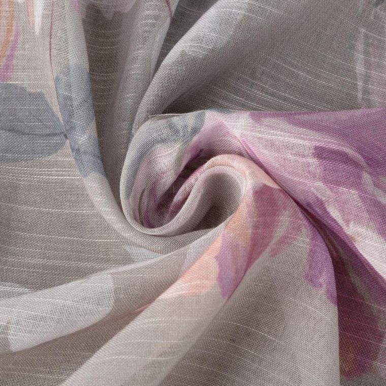 Eurofirany, zasłona gotowa, Sherry, na taśmie, 140-300 cm, srebrny