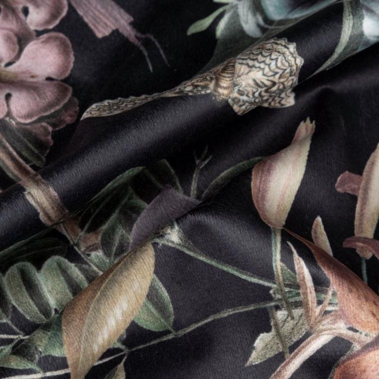 Eurofirany, zasłona zaciemniająca gotowa, Becky, 140-250 cm, czarny