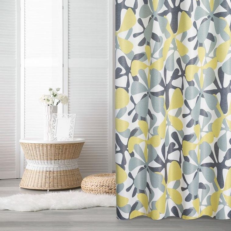 Eurofirany, zasłona zaciemniająca gotowa, Dorin, 140-250 cm, musztardowy