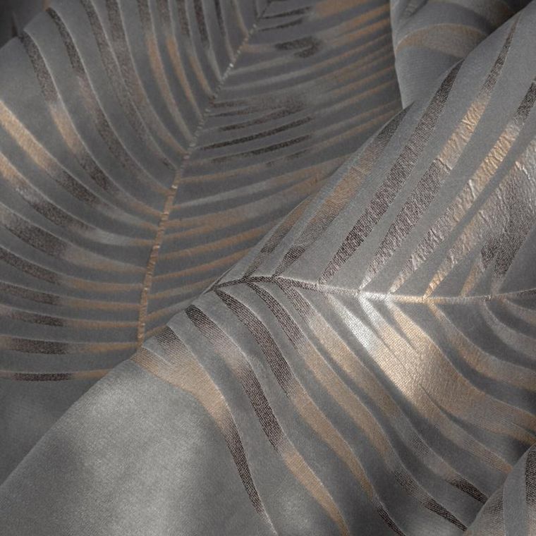 Eurofirany, zasłona zaciemniająca gotowa, Gloria, 140-250 cm, stalowy