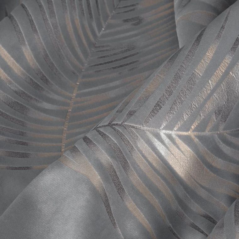 Eurofirany, zasłona zaciemniająca gotowa, Gloria2, 140-250 cm, stalowy