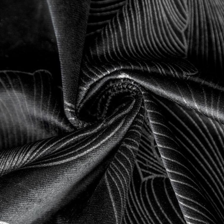 Eurofirany, zasłona zaciemniająca gotowa, na taśmie, Stella, 140-300 cm, czarny