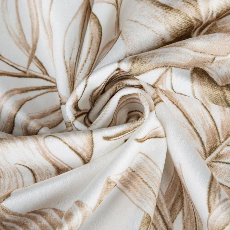 Eurofirany, zasłona zaciemniająca gotowa, Saba, na taśmie, 140-270 cm, biały