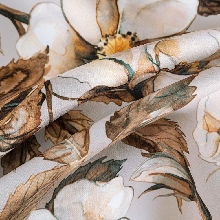 Eurofirany, zasłona zaciemniająca gotowa, Simona, 140-250 cm, beżowy