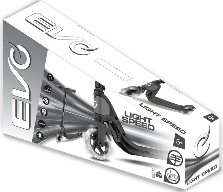 EVO, Light Speed, hulajnoga, czarna